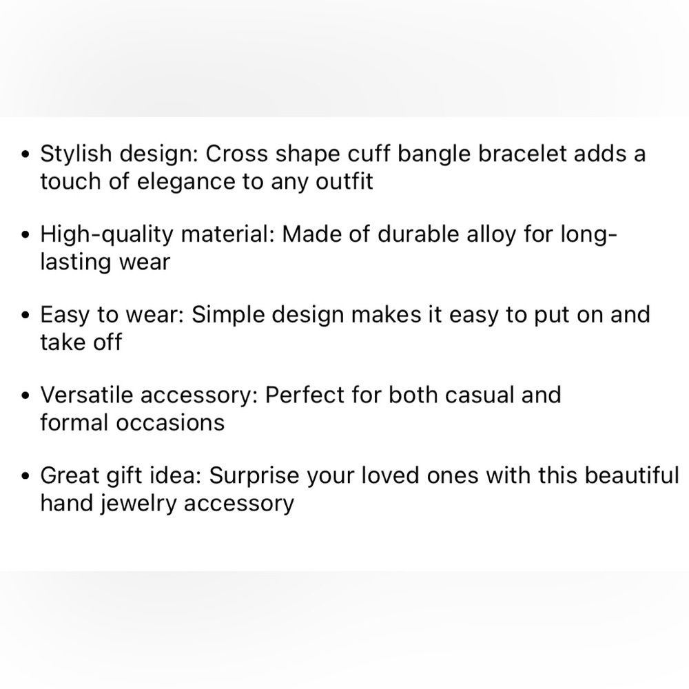 Cuff Bangle Bracelet - Picture 4 of 4